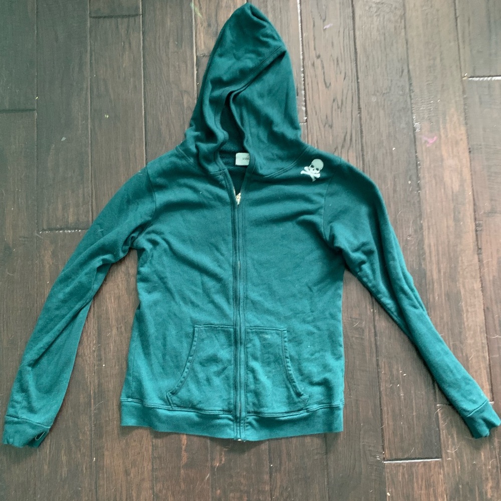 Soul Cycle Green Zip up sweatshirt